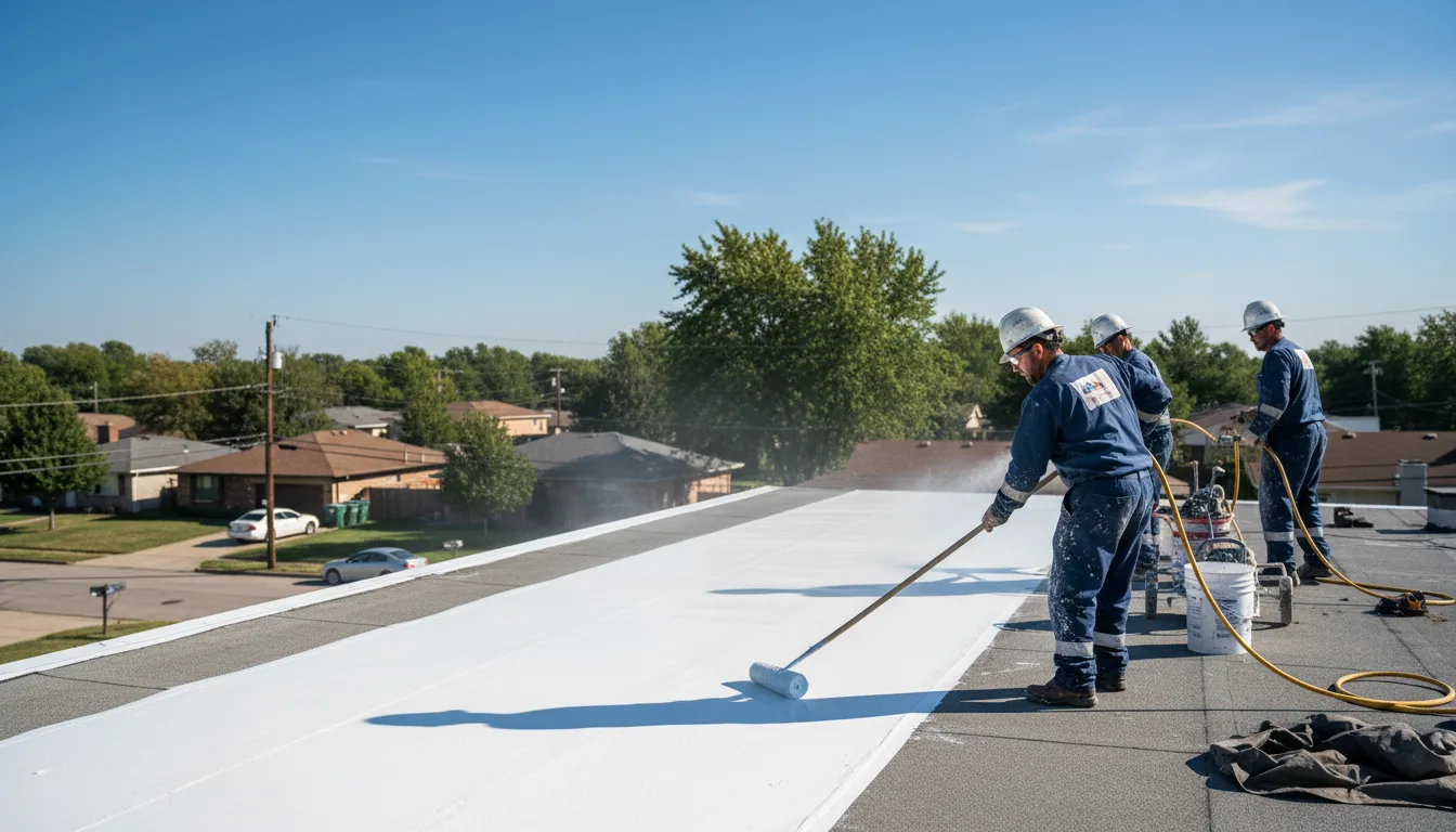Commercial roof coating in Hannah, ND near me